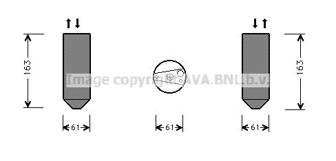 AVA QUALITY COOLING džiovintuvas, oro kondicionierius HDD109